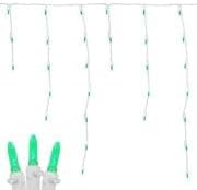Miniatura 7 de Novedad luces, Inc. M5 Navidad LED Icicle Light Set, Cable blanco, 15 "de largo, 150 luz, Verde