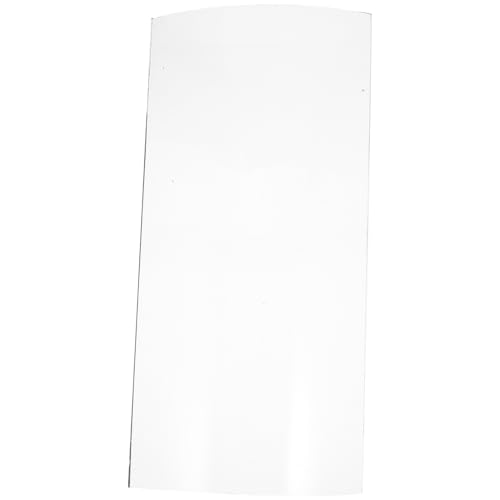 Hohopeti Transparent Glass Roof Tile Replacement for Sunlight Pavilion Cover Lightweight DIY Garden Patio Decorative Panel Stable Weatherproof Glass Bright Tile for Outdoor Landscaping