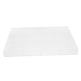 Milisten Bandeja de Acrílico Transparente con Compartimentos Extraíbles para Joyería Organizador Multiusos para Anillos Pendientes Collares y Accesorios Pequeños para Exhibición y