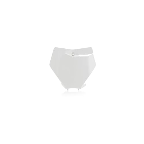 Portanumero avant SX SXF 2019 blanc flexible antichoc