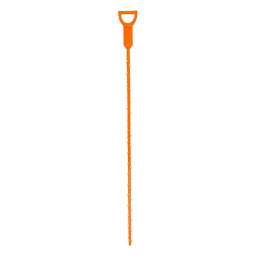 Removedor de vello de drenaje – Herramienta flexible de depilación para fregadero para baño y cocina | Removedor de obstrucciones de drenaje de pelo portátil | Draga de tubo de inodoro fácil de usar