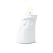 Price comparison product image FIFTYEIGHT PRODUCTS Mugs and candle music "Verschmust (large candle holder, white, made in Germany)