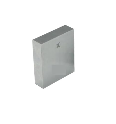 Calibre de bloque, Pie De Rey Precisión, Bloque Medición, Acero, Cuadrado, Micrómetro,Accesorios para carpintería(30mm)