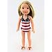 American Fashion World Red, White, and Cute Bathing Suit -Fits 14 Inch Wellie Wisher Dolls | 14 Inch Doll Clothing