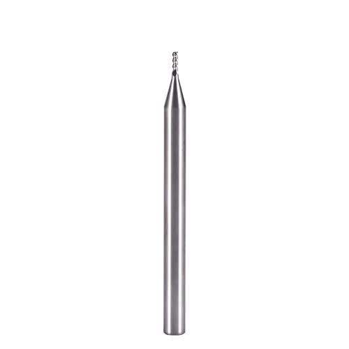 Image of XJL Carbide End Mills Set HRC 55 Degrees Tungsten Steel Milling Cutter 3 Flutes End Mill for Aluminium