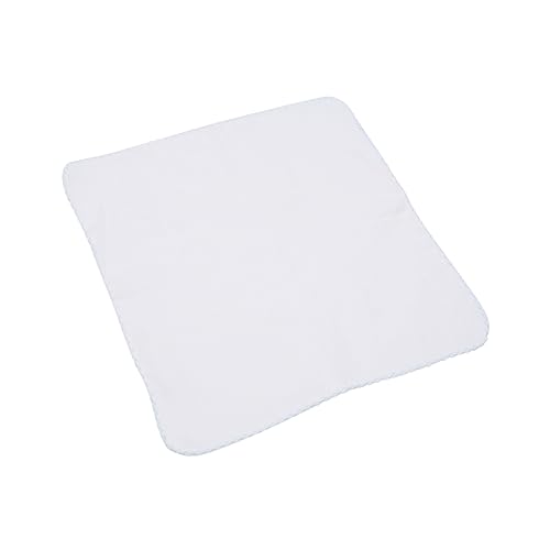 SHERCHPRY 10pcs Double Layer Cotton Handkerchiefs for Soft Saliva Towels Makeup Remover with Blue Sideband Durable Absorbent Nursing Cloths for Everyday Use