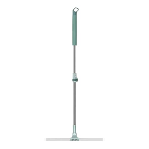 Scopa in silicone – Scopa in silicone, spazzola per pavimenti con manico retrattile | Scopa , raschietto per pavimenti, scopa multifunzione per bagno, doccia, , cucina, piastrelle, marmo