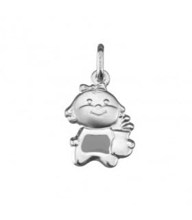 Médaille Verseau Argent Argyor pendentif astrologique fantaisie de haute qualité pour femme et homme