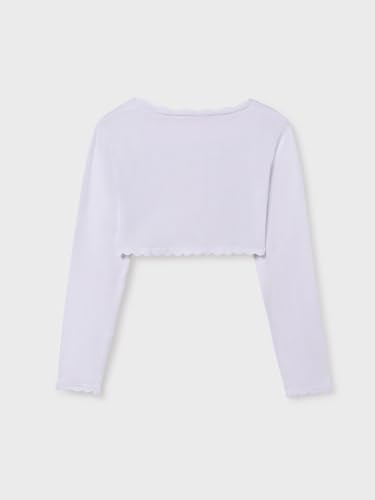 Mayoral Basic Knit Cardigan for Girls White2