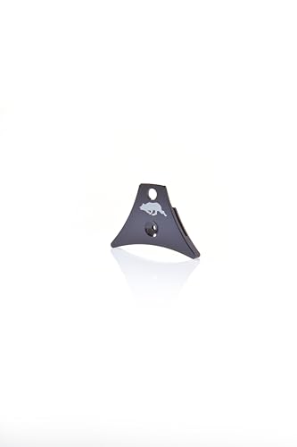 Logan A1 Shepherd Whistle with Collie Etch - Black