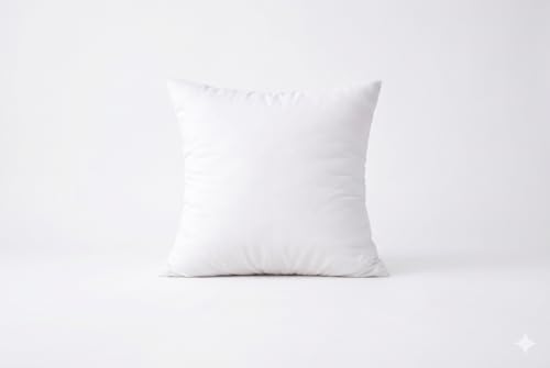 ARLINENS Hollow fibre Cushion New White Pads Inner insert Stuffer Pillow Hypoallergenic Square Cushions for Sofa Bed & Couch in 12", 14", 16", 18", 20", 22", 24", 26", 28", 30" (1, 12x12)