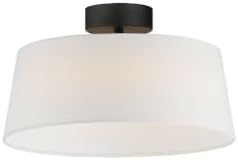 Maxim Paramount - 19.5W 1 LED Flush Mount-6 Inches Tall and 16 Inches Wide-Black Finish