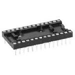 TE Connectivity/Buchanan Brand, Conn DIP Socket SKT 14 POS 2.54mm Solder ST Thru-Hole Tube (70 Items)