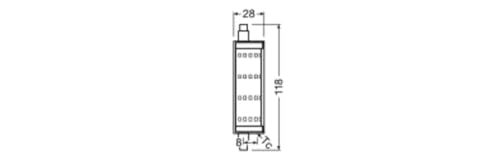 Ampoule Osram Lampe LED Parathom 118mm R7s 1521lm chaud 4099854064937 comme R7 1521 lm 1x - vue 3