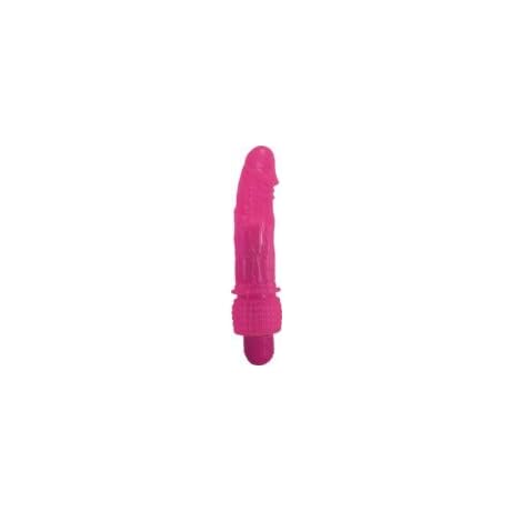 Jelly Vibrator - 6" Multi-Speed Waterproof Dong with Senso Ring