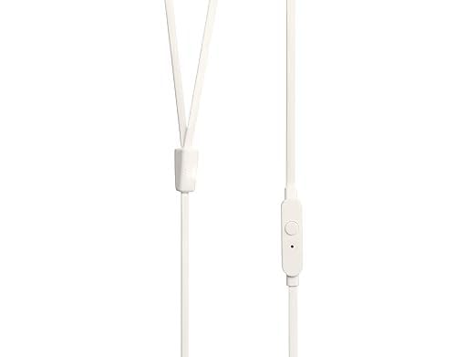 Image of Original Type C Earphone for JBL Tune 310 C, Hi-Res Audio with DAC, 3-Button EQ Remote with Mic, Powerful Bass, Tangle-Free Flat Cable, Compatible with USB-C Devices -White