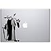 Star-Wars-Yoda (Black 8") Vinyl Decal Sticker for Car Automobile Window Wall Laptop Notebook Etc.... Any Smooth Surface Such As Windows Bumpers