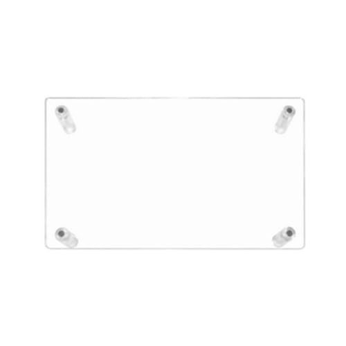 Itkcozcg Soporte elevador de acrílico transparente para monitores de computadora, base elevada, soporte para computadora y oficina