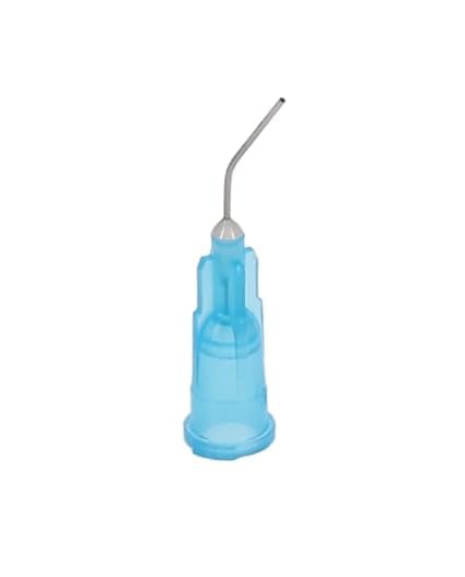 Generic Pack of 300 pcs of Dental Pre-Bent Etch Delivery Tips (Needle tip) Blue 25 Ga