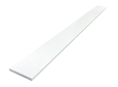 Threshold.Shop Custom Size | Super White Engineered Marble Shower Curb Top for Schluter Kerdi Board...