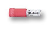 Terminale a crimpare,Femmina,6.3X0.8MM,ROSSO,X100 | TERMINALI CONNETTORI Quick Connect/Disconnect, 100 X Qty - FVDDF1.25-250A (LF)