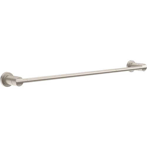 Delta Towel Rack | 24 or 18 Inch SpotShield Brushed Nickel Adjustable Towel Bar for Bathroom Kitchen | Nicoli Accessories