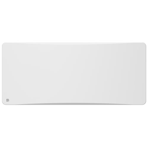 BESTHERM - Radiateur électrique fixe à inertie sèche céramique avec thermostat interchangeable 2000W Bestherm OVEO horizontal blanc