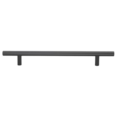 GlideRite Hardware 7" Center Solid Handle Bar Pull 10" Long, Matte Black, 5004-178 Cover