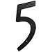 Deltana RNZ4-5 Numbers House Number, Black by Deltana