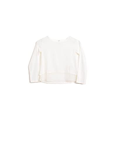 Chemise fille Popa Kaporal off white en coton