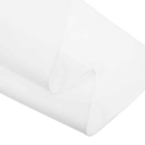 Serviettes de table blanches en tissu lavable de qualité supérieure Garvalon