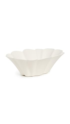Maison Balzac Women's Cloud Serving Basket, Ivory, Off White, One Size