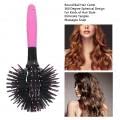 Miniatura 4 de Cepillos de pelo profesionales ventilados en forma 3D cepillo de pelo rizado de secado rápido desenredante masaje rizador peine herramienta