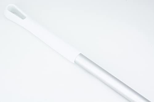 Image of SPARTA 40246EC02 Aluminum Broom Handle, Mop Handle, Replacement Handle with Acme Threaded Tip for Commercial Cleaning, 30 Inches, White, (Pack of 12)