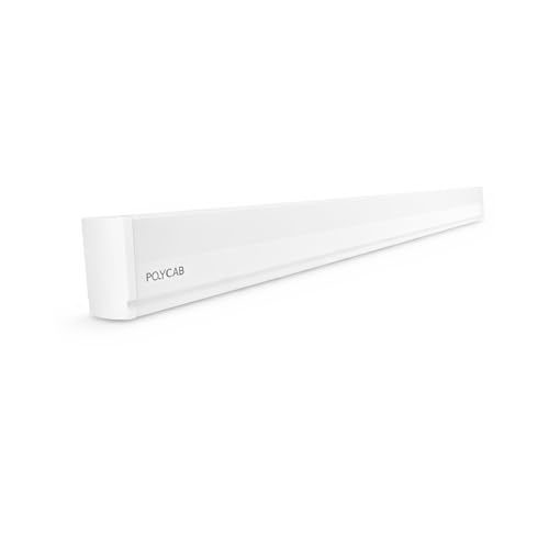 Image of Polycab Neo Slim LED Batten 20W (2 Ft) Cool White | Ultra Slim, 120 Wide Beam, 25,000 Hours, 4kV Surge Protection (pack of 1)