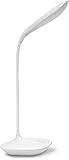 True Face Desk Lamp USB Portable Reading Light Table Lamp Eye Care 3 Light Modes Office Gooseneck Lamp Touch Control Used for Study Drawing Work