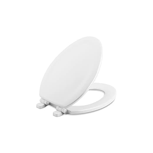 KOHLER Stonewood Toilet Seat, Quiet-Close Elongated, Slow Close, Wooden Toilet Seat
