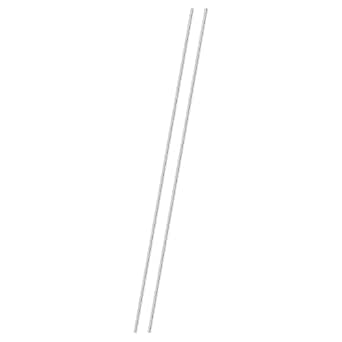 Uxcell 10-Pack 304 Stainless Steel Solid Round Rod, 3.5x200mm Metal