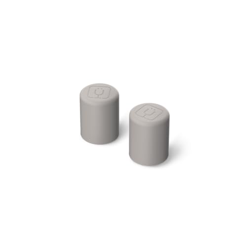 BrüMate Magnetic Straw Caps | Silicone Straw Topper 2-pack | Dust & Dirt Resistant | Compatible with All Era and Resa Tumblers (Mocha)
