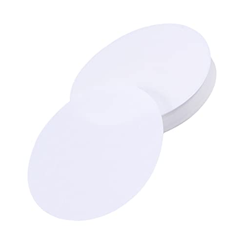 FUNOMOCYA 15cm Discs Qualitative Filter Paper 3 Boxes Lab Filter Paper for School Medium Flow Rate White