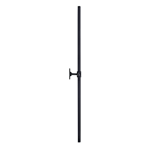 Image of Black Metal Framed Pivot Rectangle Bathroom Mirror Tilting Beveled Vanity Mirrors for Wall, Overall 23.9 x 24 inches (Mirrror 20 x 24 inches)