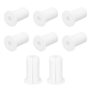 #US 8Pcs Wall Grommets for Cables 3/4 Inch Cable with 7mm Hole Silicone White