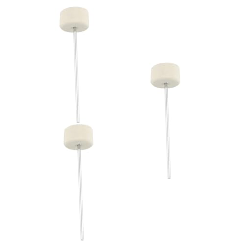 3 piezas mazos de fieltro para pedal de batería miniatura 1