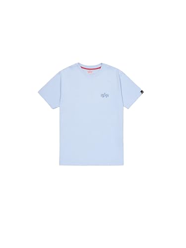 Alpha Industries Signature Backprint T-Shirt para Hombre Artic Blue L