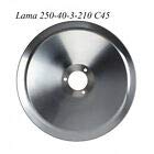 KLINGER Lama per affettatrice 250 mm diametro foro centrale 40 mm - 3 fori fissaggio lama - diametro coprilama 210 mm. Materiale C45