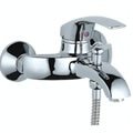 Dissipatore di cromo rubinetto bagno integrato, lavello con rubinetto