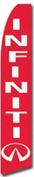 InTFI-nity Red TallFlag Advertising Flag Swooper Flag