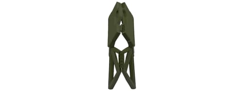 Tactical Folding Step Stool Portable Small Chair Collapsible for Kitchen,Hiking Stool Backpacking, Camping, Fishing and Hunting (Green)