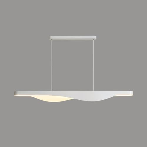 Lámpara de suspensión LED moderna con modo de 3 colores y pantalla acrílica de metal