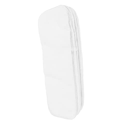 8 pcs Soft Reusable Cloth Diaper Liners Skin Friendly Absorbent Inserts for Newborns Washable Comfortable Leak Resistant Diaper Liners for Reducing Use
